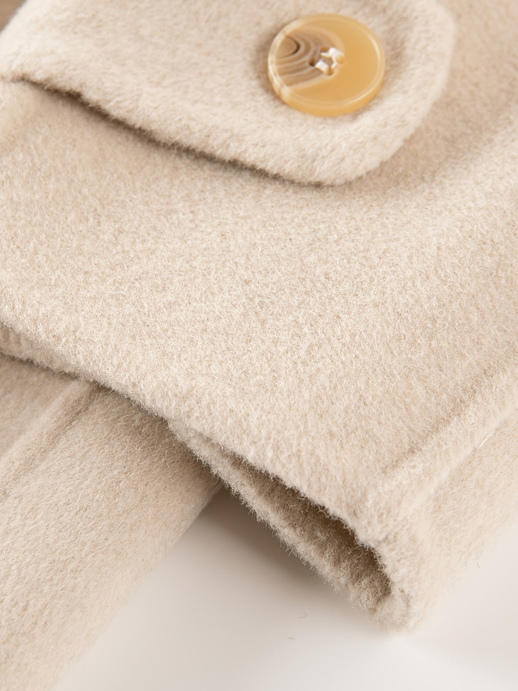 Long Autumn and Winter Double-sided Wool Coat with Elegant Suit Collar for Women