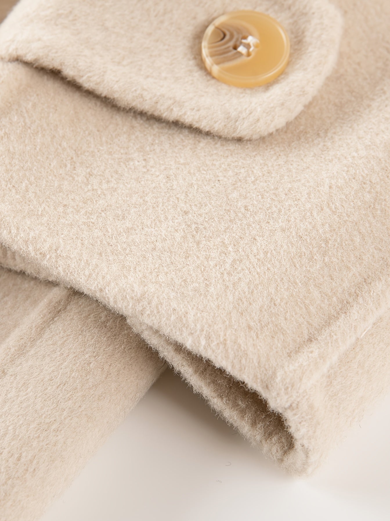 Long Autumn and Winter Double-sided Wool Coat with Elegant Suit Collar for Women